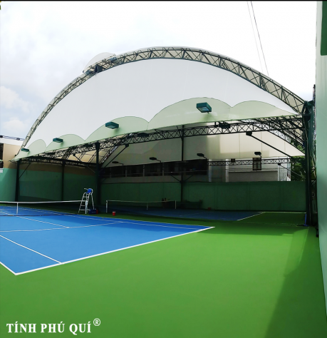 thi công mái che sân tennis extreme1
