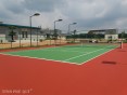 thi cong san tennis standard
