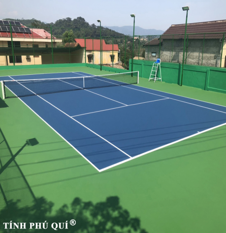 sơn sân tennis 9 lớp