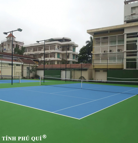 sơn sân tennis cao su