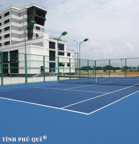 nâng cấp sân mặt sân tennis sơn usa
